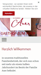 Mobile Screenshot of gasthof-auer-heining.de